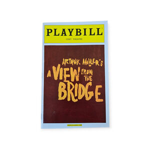 A View From The Bridge With Scarlotte Johansson Original Cast‎ 2010 Playbill